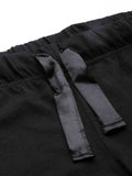 SHARKTRIBE Women Solid Black Top & Shorts Set