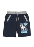 SHARKTRIBE Short For Boys Casual Printed Cotton Blend (Dark Blue, Pack of 1)