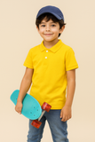 SharkTribe Kids Solid Polo T-Shirt