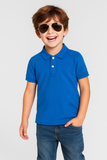 SharkTribe Kids Solid Polo T-Shirt