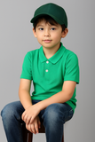 SharkTribe Kids Solid Polo T-Shirt