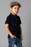 SharkTribe Kids Solid Polo T-Shirt