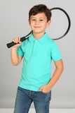 SharkTribe Kids Solid Polo T-Shirt